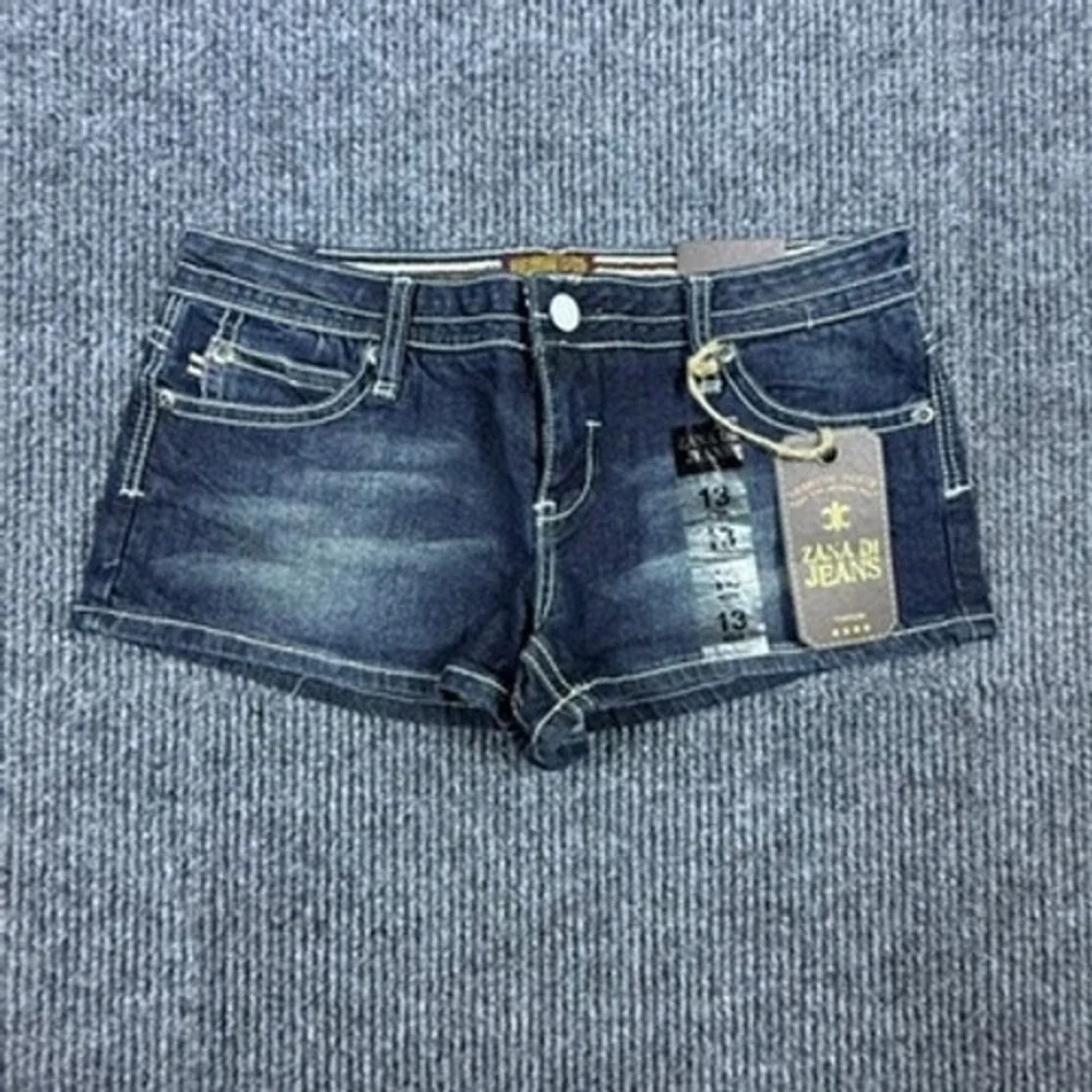 Zana Di Jeans Womens Dark Wash Denim Shorts JS2964S4 Size 13 NWT